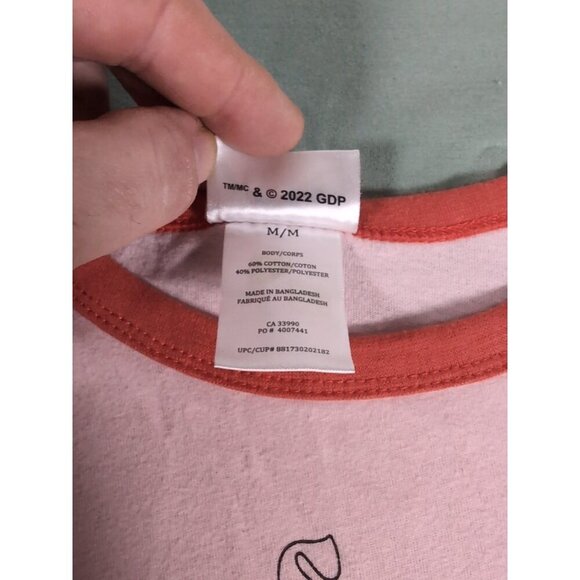 Greatful Dead T-Shirt Top Women's M Pink Red Rose Floral Graphic Outfit Cotton - Picture 4 of 8